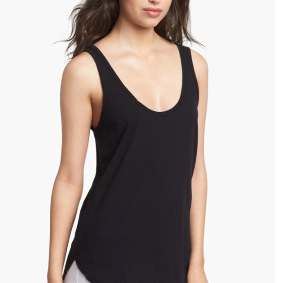 COPY - James Perse Skinny Baseball Tank navy SZ 3 - Picture 1 of 4